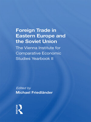 cover image of Foreign Trade In Eastern Europe and the Soviet Union